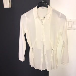 The Work Edit Maternity Shirt by Seraphine (NWOT)
